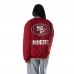 Unisex San Francisco 49ers The Wild Collective Scarlet Quilted Nylon Puffer Jacket