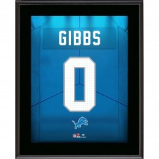 Jahmyr Gibbs Detroit Lions Fanatics Authentic 10.5 x 13 Alternate Jersey Number Sublimated Player Plaque