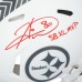 Hines Ward Pittsburgh Steelers Autographed Fanatics Authentic Riddell 2024 Salute To Service Speed Authentic Helmet with SB XL MVP Inscription