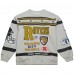 Кофта Baltimore Ravens Mitchell & Ness Heather Gray All Over Print Vintage Fleece Crewneck