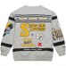Кофта Pittsburgh Steelers Mitchell & Ness Heather Gray All Over Print Vintage Fleece Crewneck