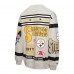 Кофта Pittsburgh Steelers Mitchell & Ness Heather Gray All Over Print Vintage Fleece Crewneck