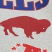 Кофта Buffalo Bills Mitchell & Ness Heather Gray All Over Print Vintage Fleece Crewneck