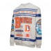 Кофта Denver Broncos Mitchell & Ness Heather Gray All Over Print Vintage Fleece Crewneck