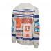 Кофта Denver Broncos Mitchell & Ness Heather Gray All Over Print Vintage Fleece Crewneck