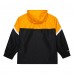 Pittsburgh Steelers Mitchell & Ness Gold/Black Tie Breaker Vintage Logo Lightweight Anorak Half-Zip Windbreaker