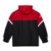 Kansas City Chiefs Mitchell & Ness Red/Black Tie Breaker Vintage Logo Lightweight Anorak Half-Zip Windbreaker