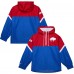 Buffalo Bills Mitchell & Ness Red/Royal Tie Breaker Vintage Logo Lightweight Anorak Half-Zip Windbreaker Buffalo Bills Mitchell & Ness Red/Royal Tie Breaker Vintage Logo Lightweight Anorak Half-Zip Windbreaker
