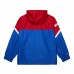 Buffalo Bills Mitchell & Ness Red/Royal Tie Breaker Vintage Logo Lightweight Anorak Half-Zip Windbreaker