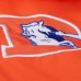 Denver Broncos Mitchell & Ness Orange/Royal Tie Breaker Vintage Logo Lightweight Anorak Half-Zip Windbreaker