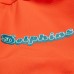 Miami Dolphins Mitchell & Ness Orange/Aqua Tie Breaker Vintage Logo Lightweight Anorak Half-Zip Windbreaker