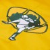 Green Bay Packers Mitchell & Ness Gold/Green Tie Breaker Vintage Logo Lightweight Anorak Half-Zip Windbreaker