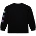 Kansas City Chiefs Mitchell & Ness Black Training Camp Vintage Logos Long Sleeve T-Shirt