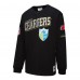 Los Angeles Chargers Mitchell & Ness Black Training Camp Vintage Logos Long Sleeve T-Shirt