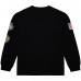 Футболка с длинным рукавом New Orleans Saints Mitchell & Ness Black Training Camp Vintage Logos