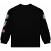 Miami Dolphins Mitchell & Ness Black Training Camp Vintage Logos Long Sleeve T-Shirt