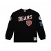 Футболка с длинным рукавом Chicago Bears Mitchell & Ness Black Training Camp Vintage Logos