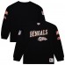 Cincinnati Bengals Mitchell & Ness Black Training Camp Vintage Logos Long Sleeve T-Shirt