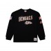 Cincinnati Bengals Mitchell & Ness Black Training Camp Vintage Logos Long Sleeve T-Shirt