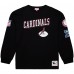 Arizona Cardinals Mitchell & Ness Black Training Camp Vintage Logos Long Sleeve T-Shirt
