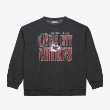 Kansas City Chiefs Mitchell & Ness Black Downtown Collection Fleece Sweatshirt