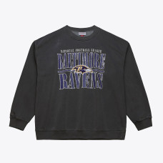 Свитшот Baltimore Ravens Mitchell & Ness Black Downtown Collection Fleece Свитшот Baltimore Ravens Mitchell & Ness Black Downtown Collection Fleece
