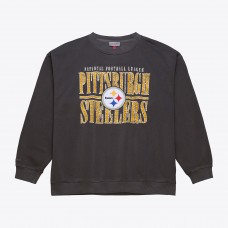 Кофта Pittsburgh Steelers Mitchell & Ness Black Downtown Collection Fleece