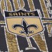 New Orleans Saints Mitchell & Ness Black Downtown Crew Vintage Logo Sweatshirt