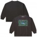 Seattle Seahawks Mitchell & Ness Black Downtown Crew Vintage Logo Sweatshirt
