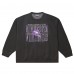 Minnesota Vikings Mitchell & Ness Black Downtown Crew Vintage Logo Sweatshirt