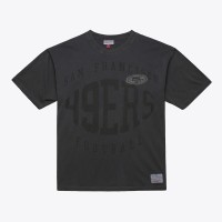 San Francisco 49ers Mitchell & Ness Black Downtown Collection Premium T-Shirt