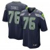 Seattle Seahawks Grey Zabel Nike College Navy 2025 NFL Draft First Round Pick Game Jersey