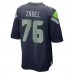 Seattle Seahawks Grey Zabel Nike College Navy 2025 NFL Draft First Round Pick Game Jersey