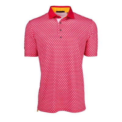 Kansas City Chiefs Greyson Clothiers Red Repeat Performance Polo
