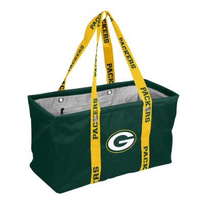 Green Bay Packers Logo Brands Picnic Caddy with Wordmark Strap