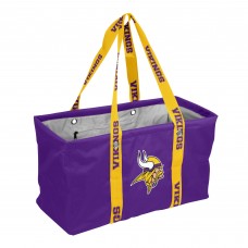Minnesota Vikings Logo Brands Picnic Caddy with Wordmark Strap
