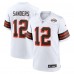 Игровая джерси Cleveland Browns Shedeur Sanders Nike White 2025 NFL Draft 2nd Alternate Game