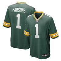 Джерси Green Bay Packers Micah Parsons Nike Green Game Player