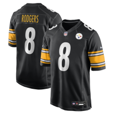 Джерси Pittsburgh Steelers Aaron Rodgers Nike Black Game Джерси Pittsburgh Steelers Aaron Rodgers Nike Black Game