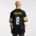 Джерси Pittsburgh Steelers Aaron Rodgers Nike Black Game