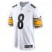 Pittsburgh Steelers Aaron Rodgers Nike White Game Jersey