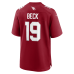 Джерси Arizona Cardinals Carson Beck Nike Cardinal Game