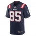 New England Patriots Hunter Henry Nike Navy Team Game Jersey