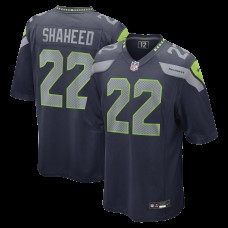 Seattle Seahawks Rashid Shaheed Nike College Navy Team Game Jersey