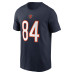 Футболка Chicago Bears Colston Loveland Nike Navy Name & Number