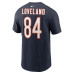 Футболка Chicago Bears Colston Loveland Nike Navy Name & Number