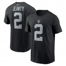 Las Vegas Raiders Ashton Jeanty Nike Black Name & Number T-Shirt