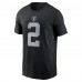 Las Vegas Raiders Ashton Jeanty Nike Black Name & Number T-Shirt