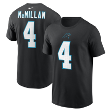 Футболка Carolina Panthers Tetairoa McMillan Nike Black Name & Number Футболка Carolina Panthers Tetairoa McMillan Nike Black Name & Number