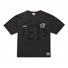 New York Jets Mitchell & Ness Black Jets In London Downtown Collection Premium T-Shirt New York Jets Mitchell & Ness Black Jets In London Downtown Collection Premium T-Shirt